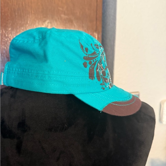 KBETHOS Teal Cap with Rhinestone Star - Picture 3 of 7